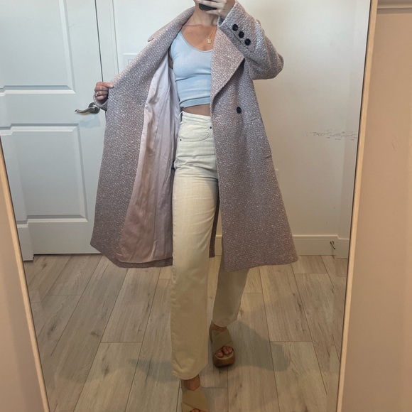 Badgley Mischka Wool Blend Long Coat - Picture 2 of 15